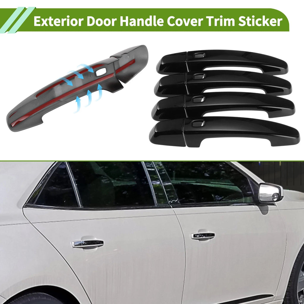Door Handle Cover Set of 4 for Chevrolet Malibu (2016–2025) Glossy Black