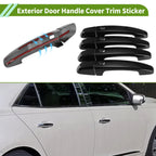 Door Handle Cover Set of 4 for Chevrolet Malibu (2016–2025) Glossy Black