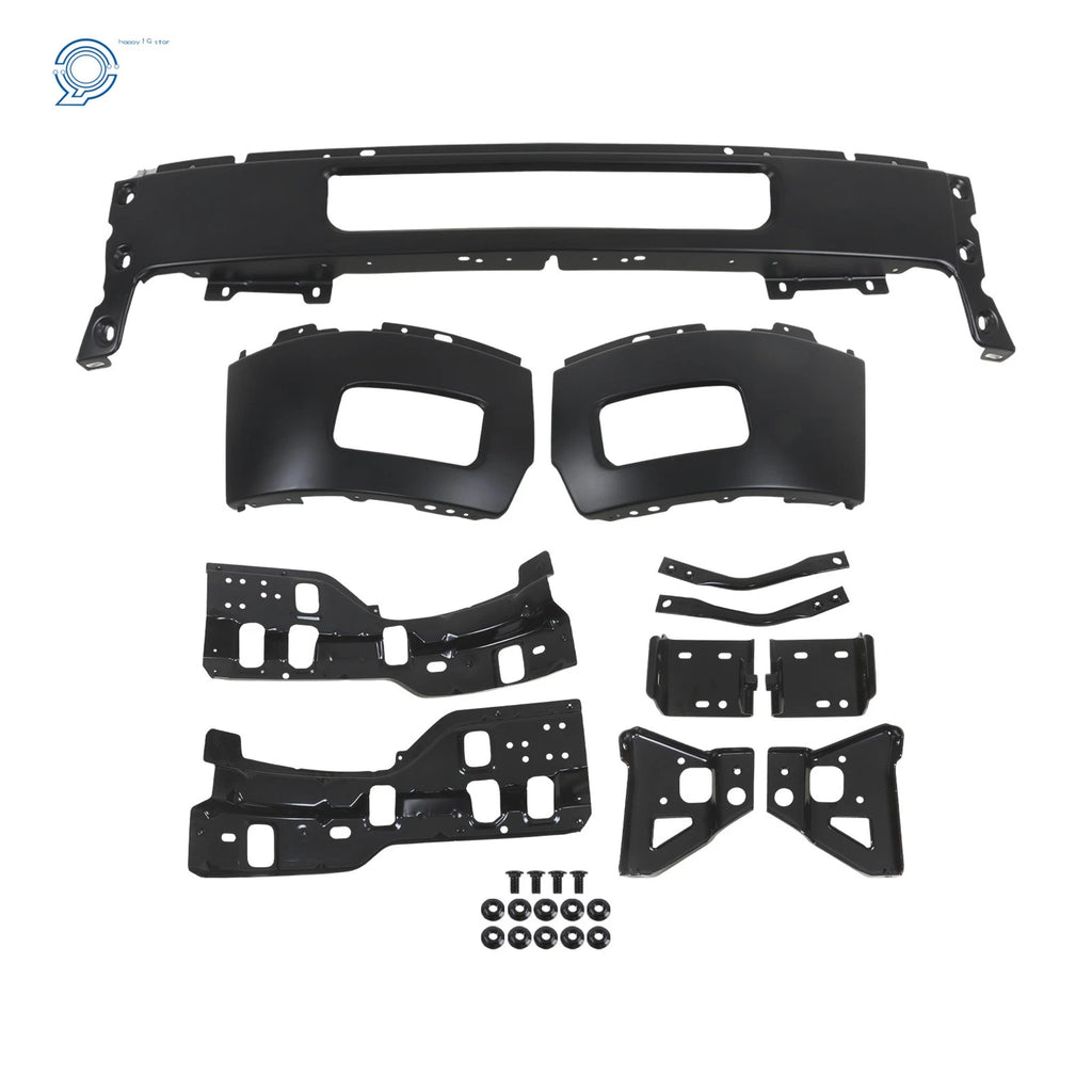 8pc Front Bumper Split Brackets for Silverado 2500 3500 (2011–2014)