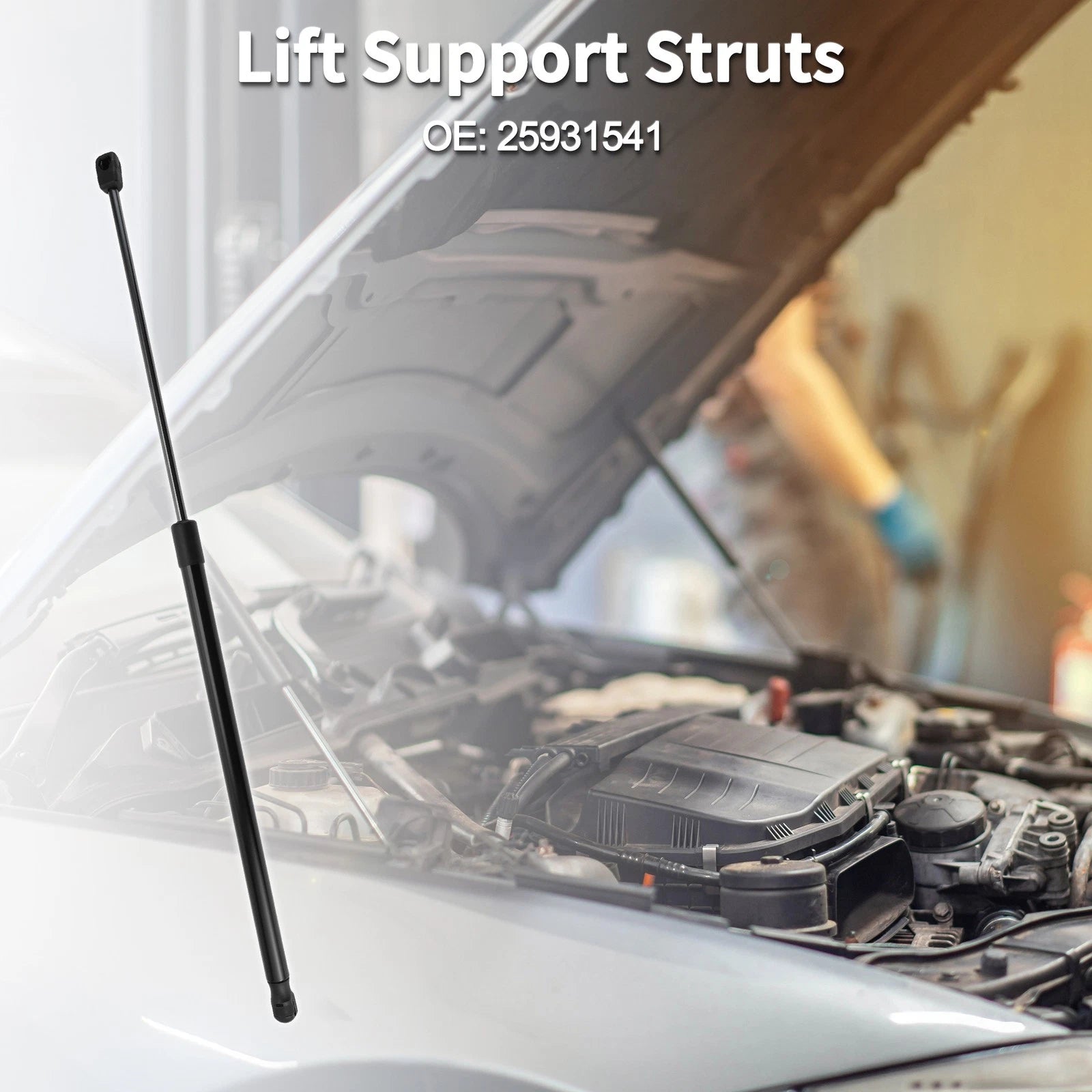 Front Hood Lift Supports Struts Gas Spring No. 25931541 for Chevrolet Malibu (2013–2015)