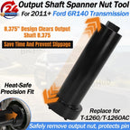 Transmission Output Shaft Spanner Nut Socket Tool for Ford 6R140 (T-1260, T-1260AC)