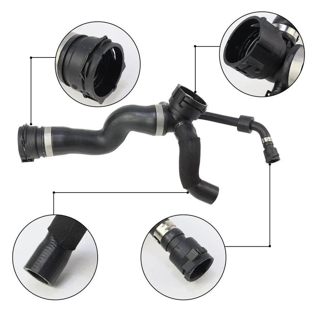 Radiator Coolant Hose for BMW 535i GT 2010–2017, 640i 2012–2018, 740i 2013–2015