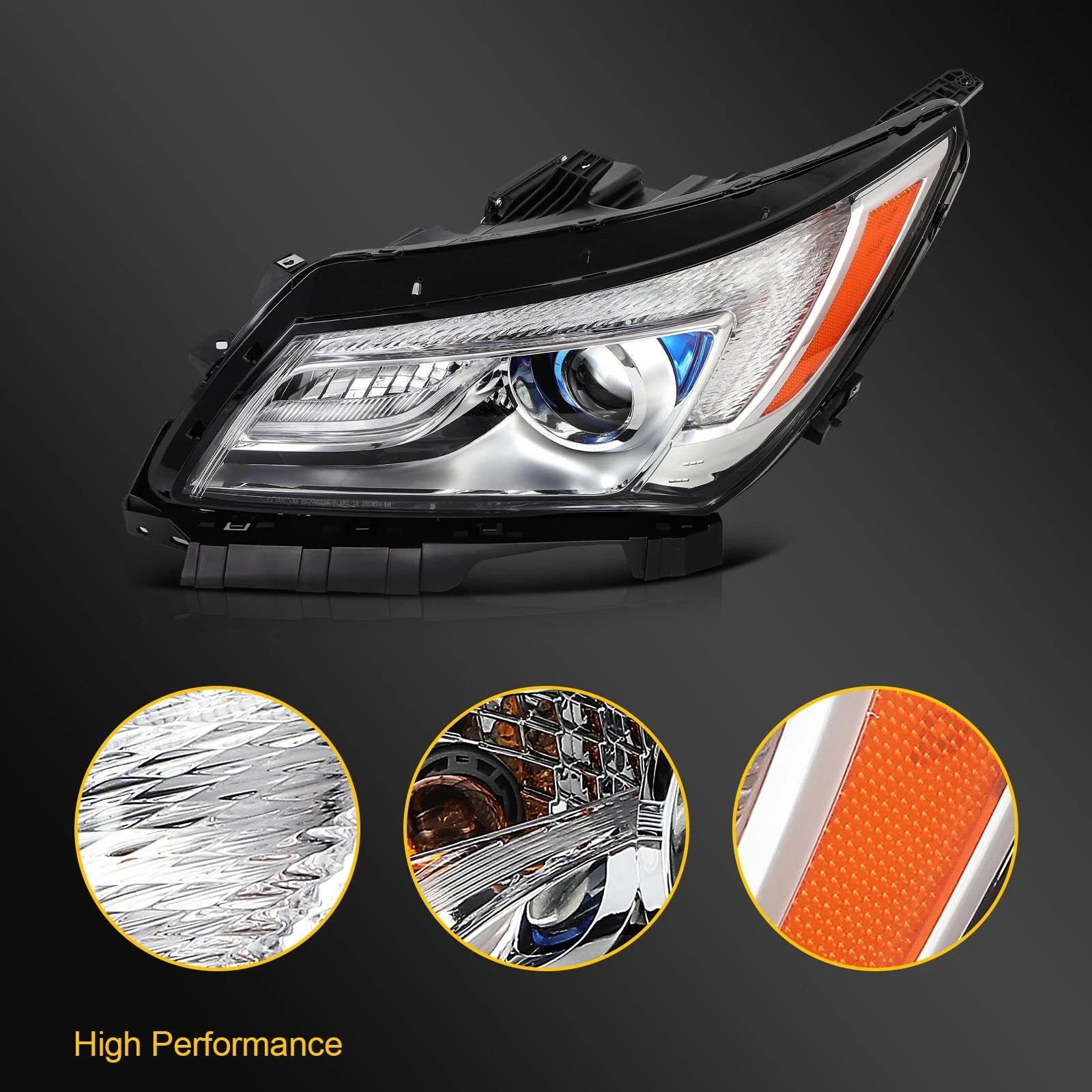 Driver Side Headlight Assembly for Buick LaCrosse (2014–2016)
