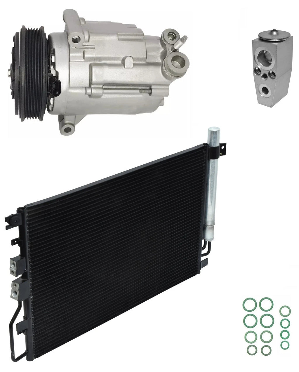 AC Compressor Kit With Condenser for Chevrolet Equinox 2.4L (2010–2010)