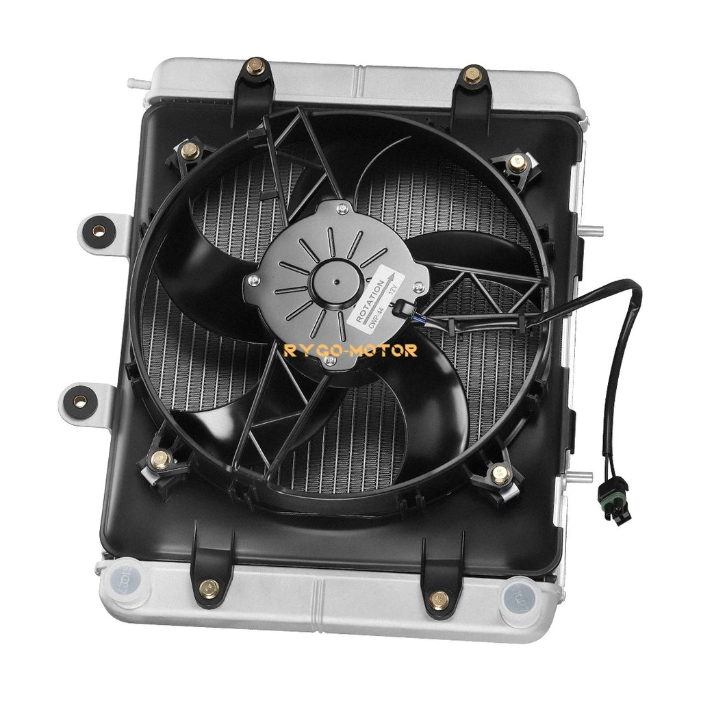 Aluminum Radiator & Cooling Fan for Polaris Sportsman 700 800 EFI (2004–2014)