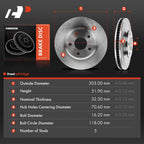 Front Disc Brake Rotors for Chevrolet Impala (2000-2005)