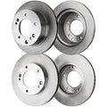 Front and Rear Disc Brake Rotors for Kia Sorento (2003–2006)