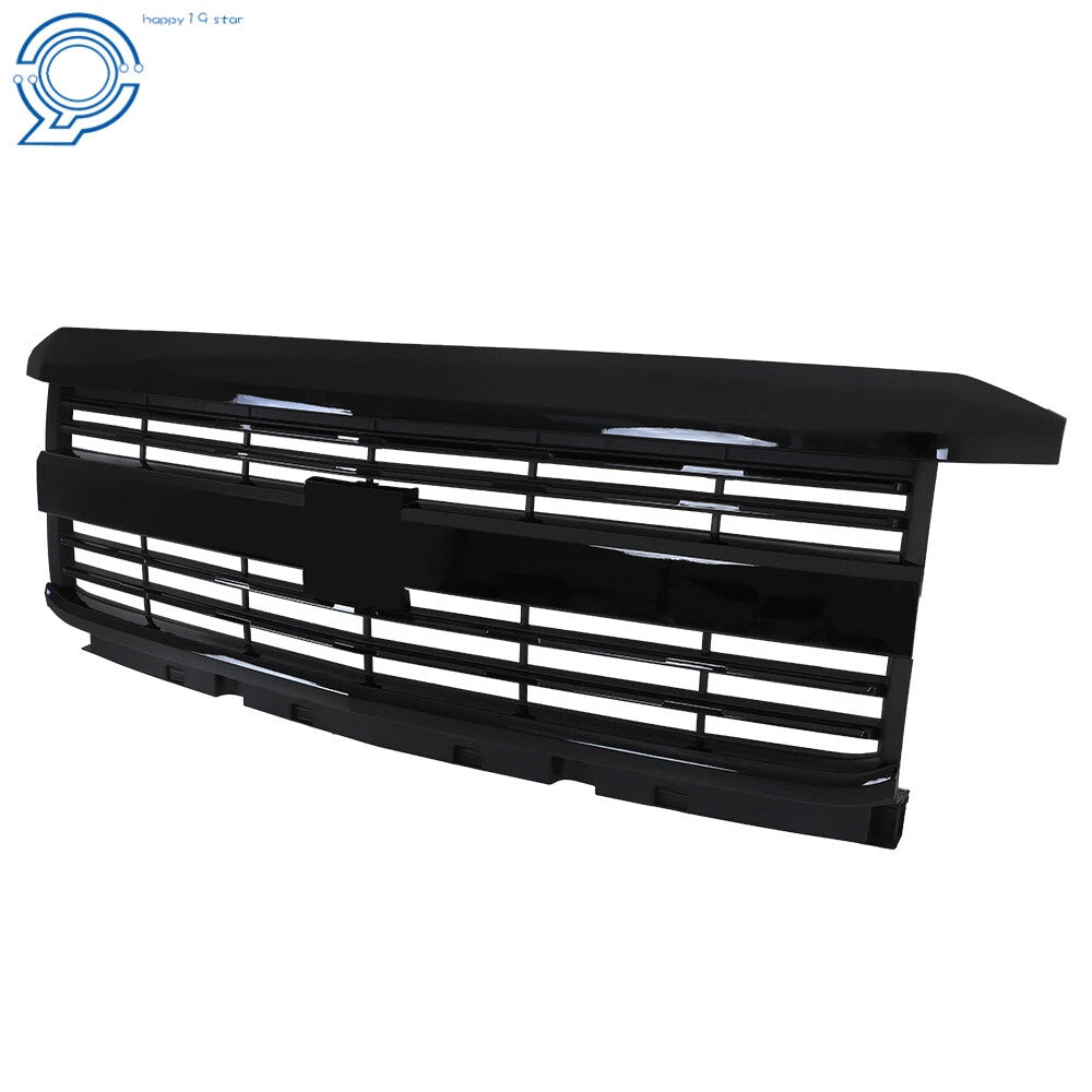 Factory Style Black Grille for Chevy Silverado 2500 HD 3500 HD (2015–2019)
