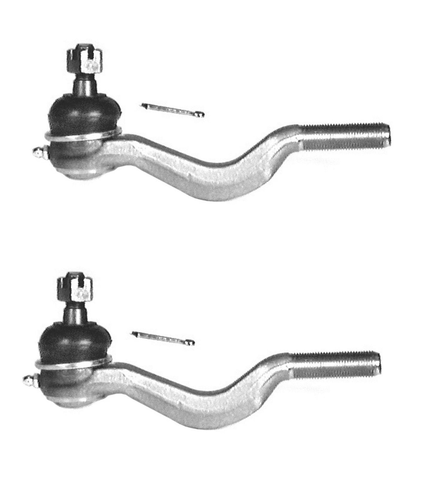 Set of 2 Front Inner Steering Tie Rod Ends for Mitsubishi Raider Montero (1987–1996)
