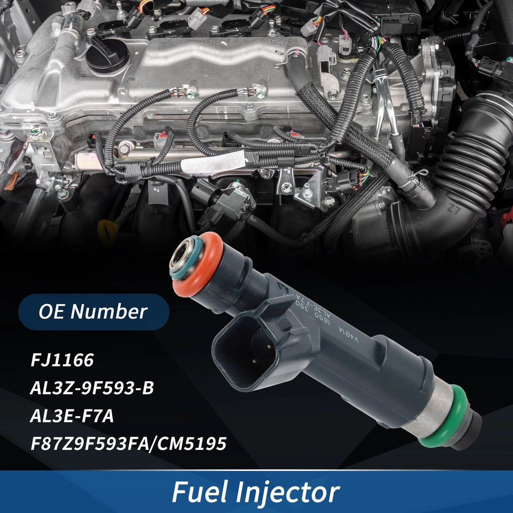1 Pc Fuel Injector No.FJ1166/AL3Z-9F593-B for Ford F-150 (2010–2014)