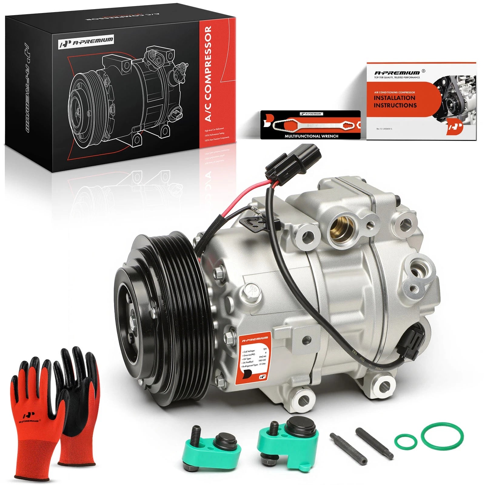 A/C Compressor with Clutch for Kia Sorento (2019–2020)