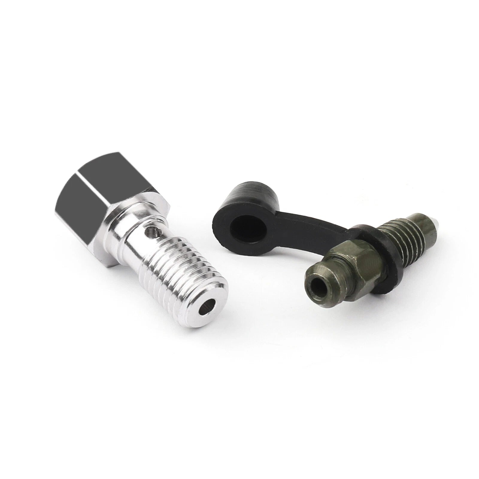 M10 X 1.25mm Brake Bleeder Nipple Caliper Bleed Screw for Motorcycle Car