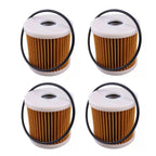 Set of 4 Fuel Filters for Yamaha Marine Honda Outboard (90794-46871-00, 90794-46911)