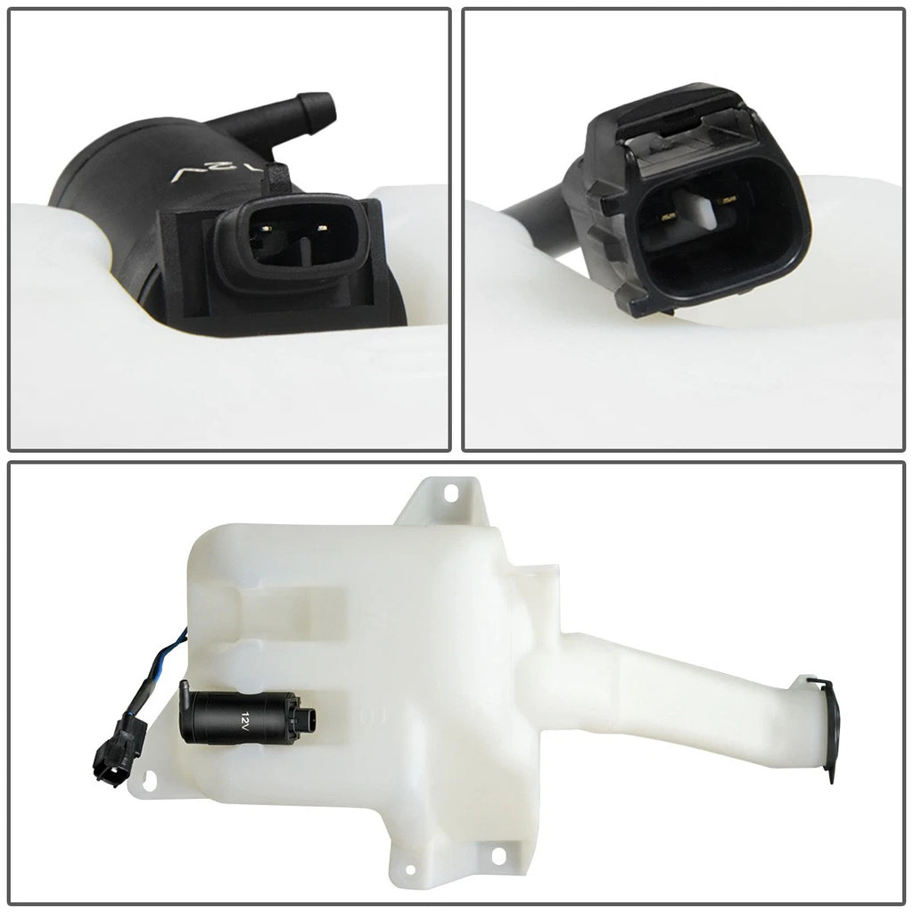 Windshield Washer Fluid Reservoir Tank w/ Level Sensor for Chrysler Sebring/Stratus (2001–2005)