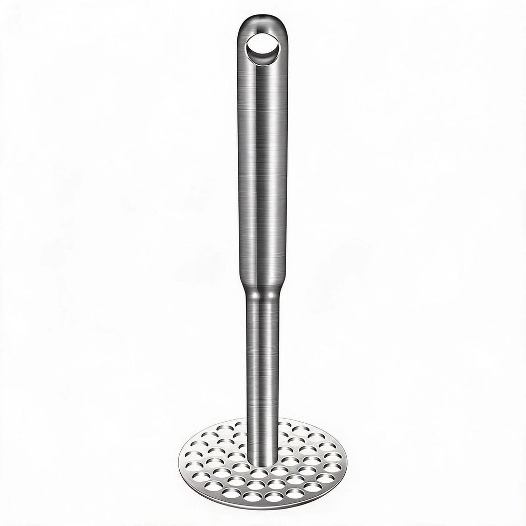 Potato Masher with 44 Holes for Baby Food Preparation (316L Stainless Steel)