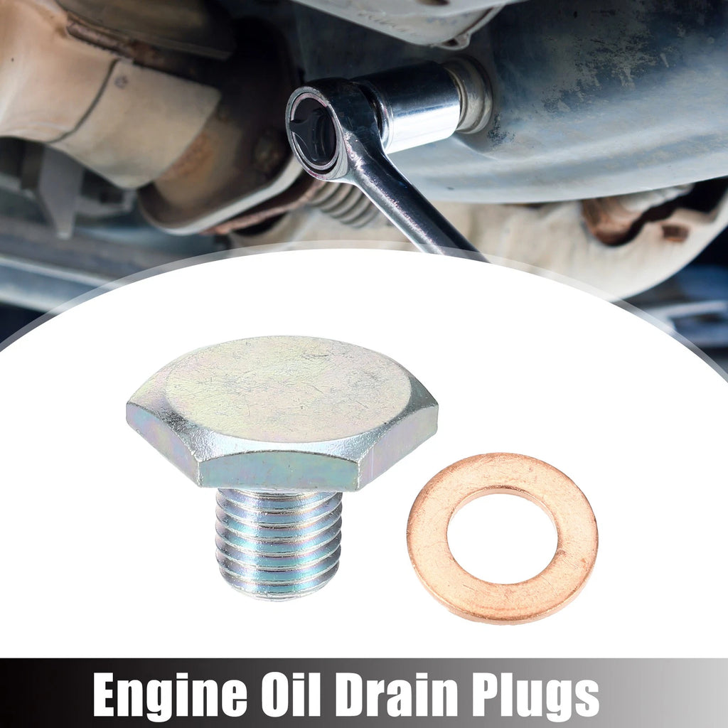 Set of 1 M10x1.25 Oil Drain Plug with Washer 1146063 for Ford