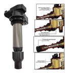6X Ignition Coil + 6X Spark Plug for Cadillac SRX (2007–2016) UF569