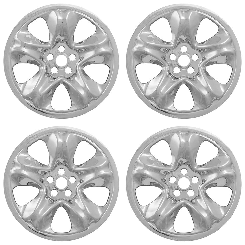 4 17" Wheel Skin Hub Caps Rim Covers Chrome for 2014-2018 Subaru Forester 2.5i