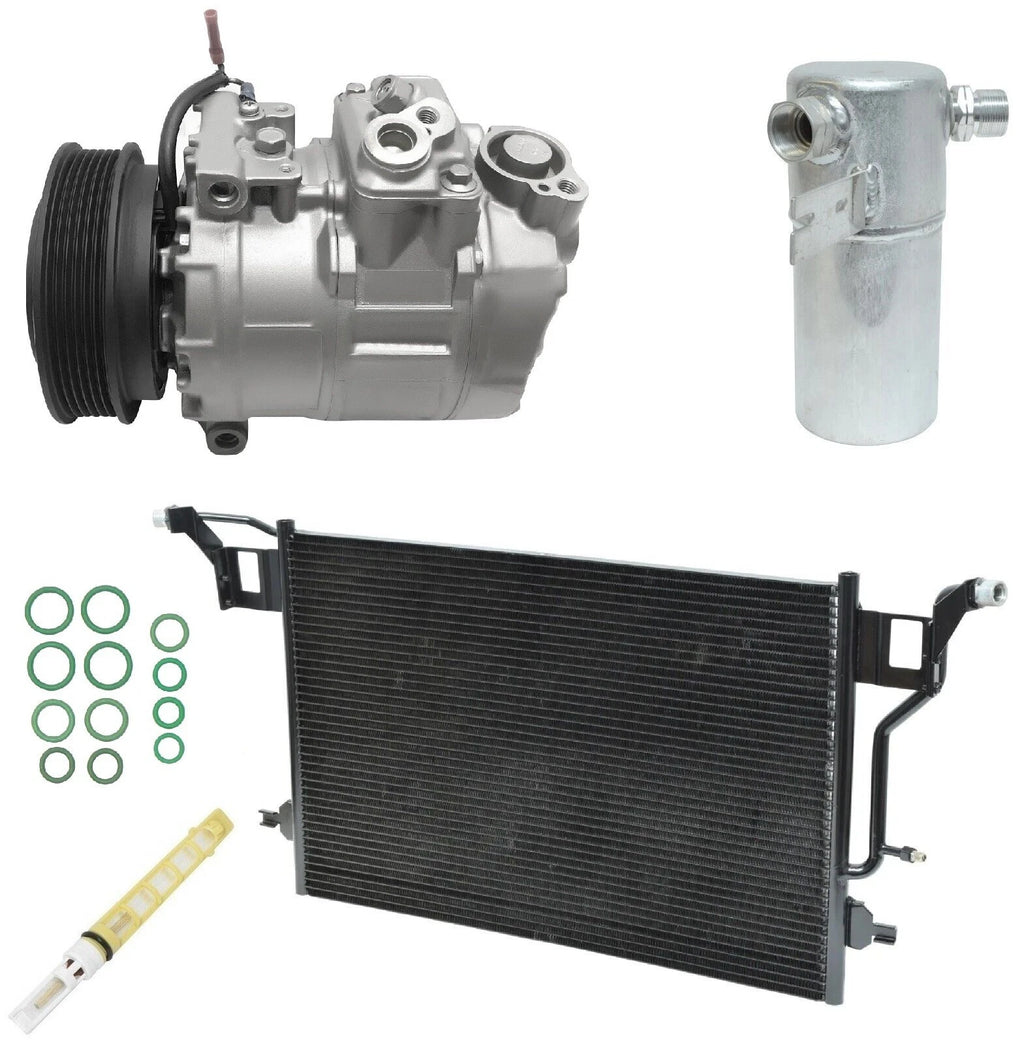AC Compressor Kit With Condenser for Audi S8 4.2L (2003–2006)