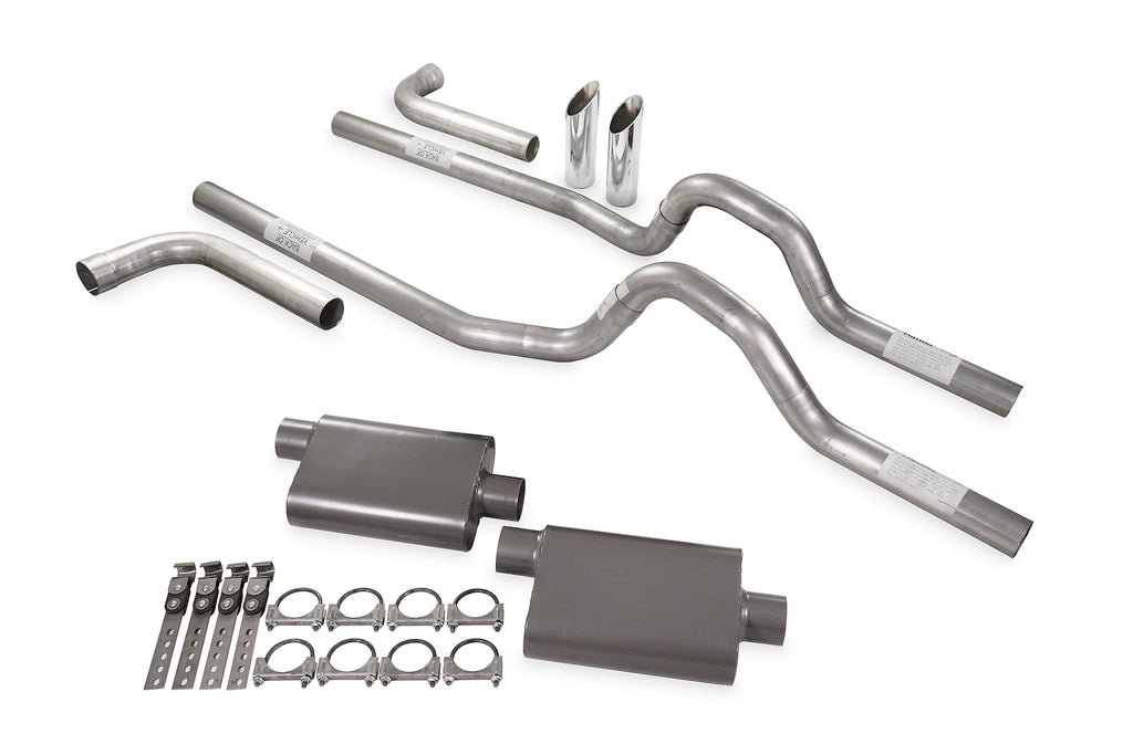 Dual Exhaust Kit 3" 2 Chamber Side Exit for GM C/K 10 (1973–1980)