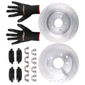 Rear Brake Rotors & Ceramic Pads Kit for Nissan Altima/Maxima (2002–2023)