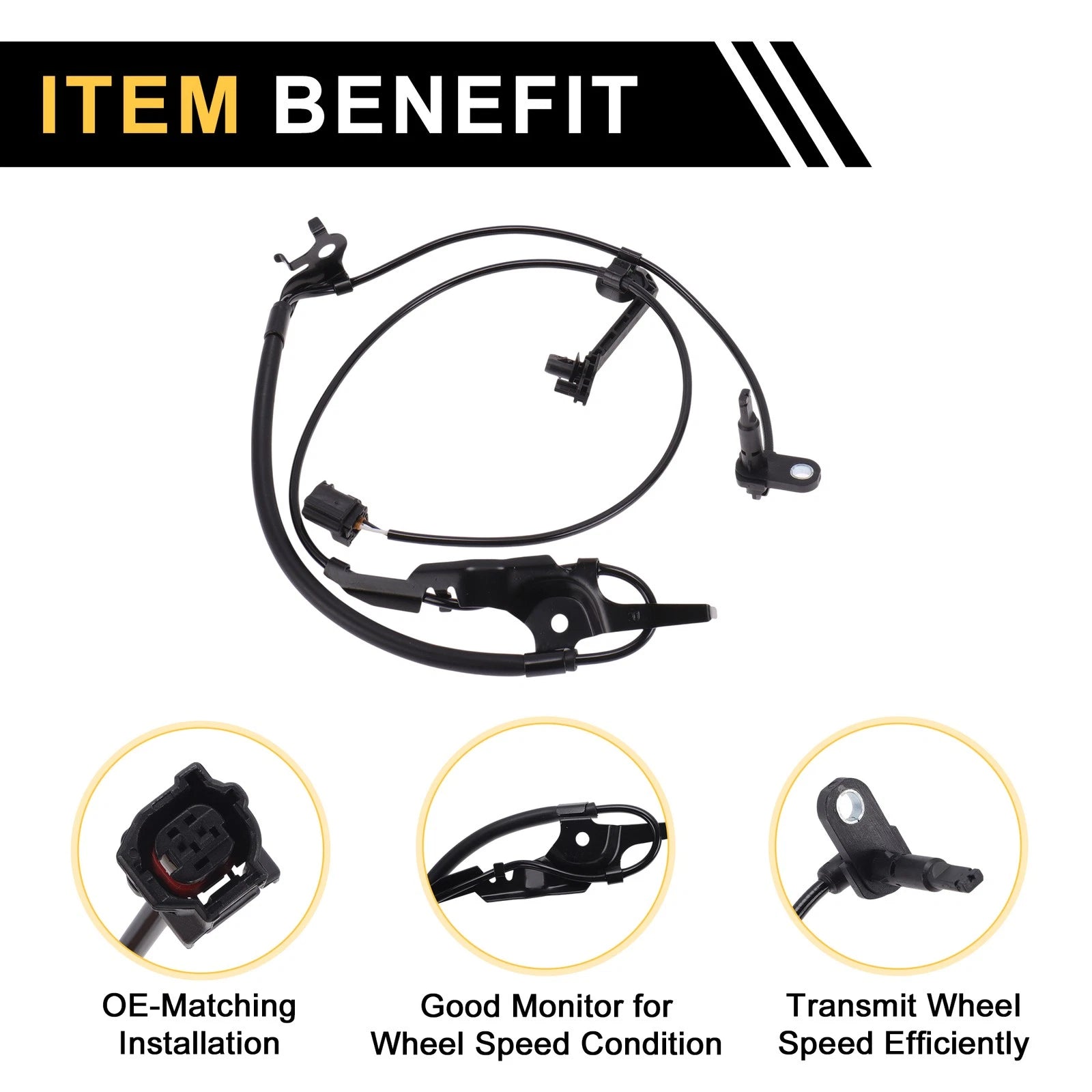 ABS Wheel Speed Sensor No. 895420R040 for Toyota Highlander (2012–2018)