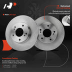 2Pcs Front Disc Brake Rotors for Infiniti I30 (2000–2001) Nissan Maxima