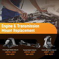 Front Left Right Trans Mount for Jeep Wrangler 3.6L (2012–2018) A5671 A5732 A5733