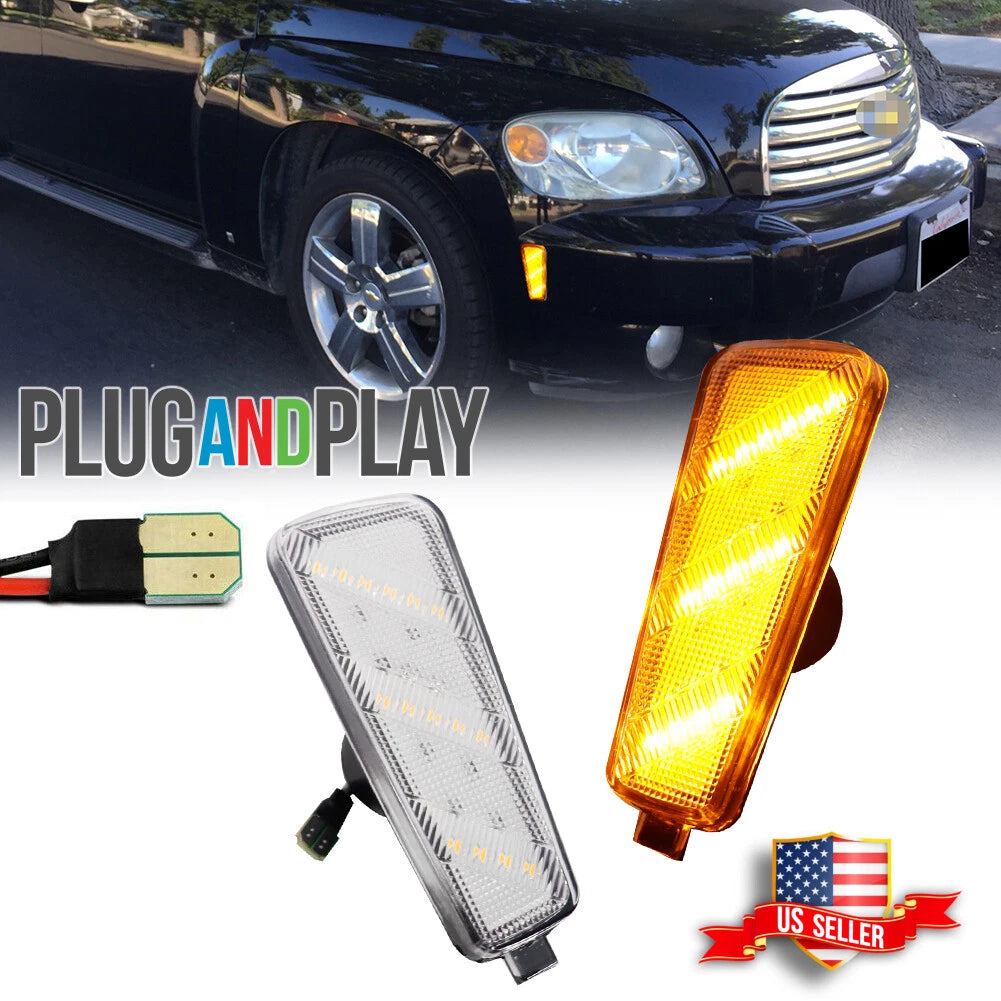 LED Front Bumper Side Marker Lights for Chevrolet HHR (2006–2011)