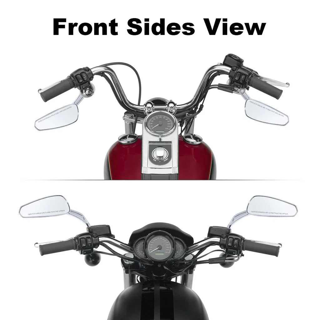 Chrome Rear-View Mirrors for Harley CVO Road Glide (2023-2024)