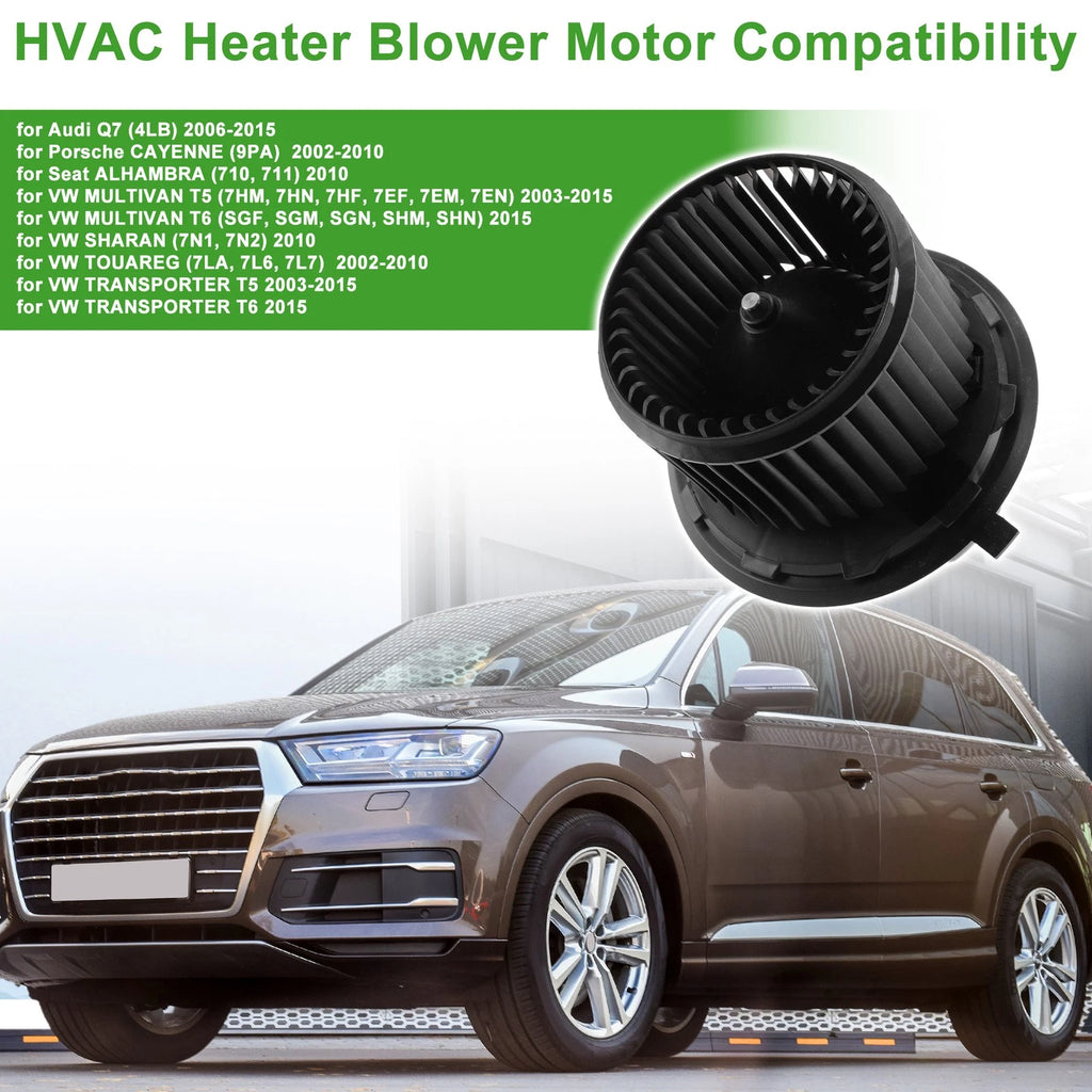 Hvac Blower Motor Assembly for Audi Q7 (2006–2015) 7H0819021A/7H0819021