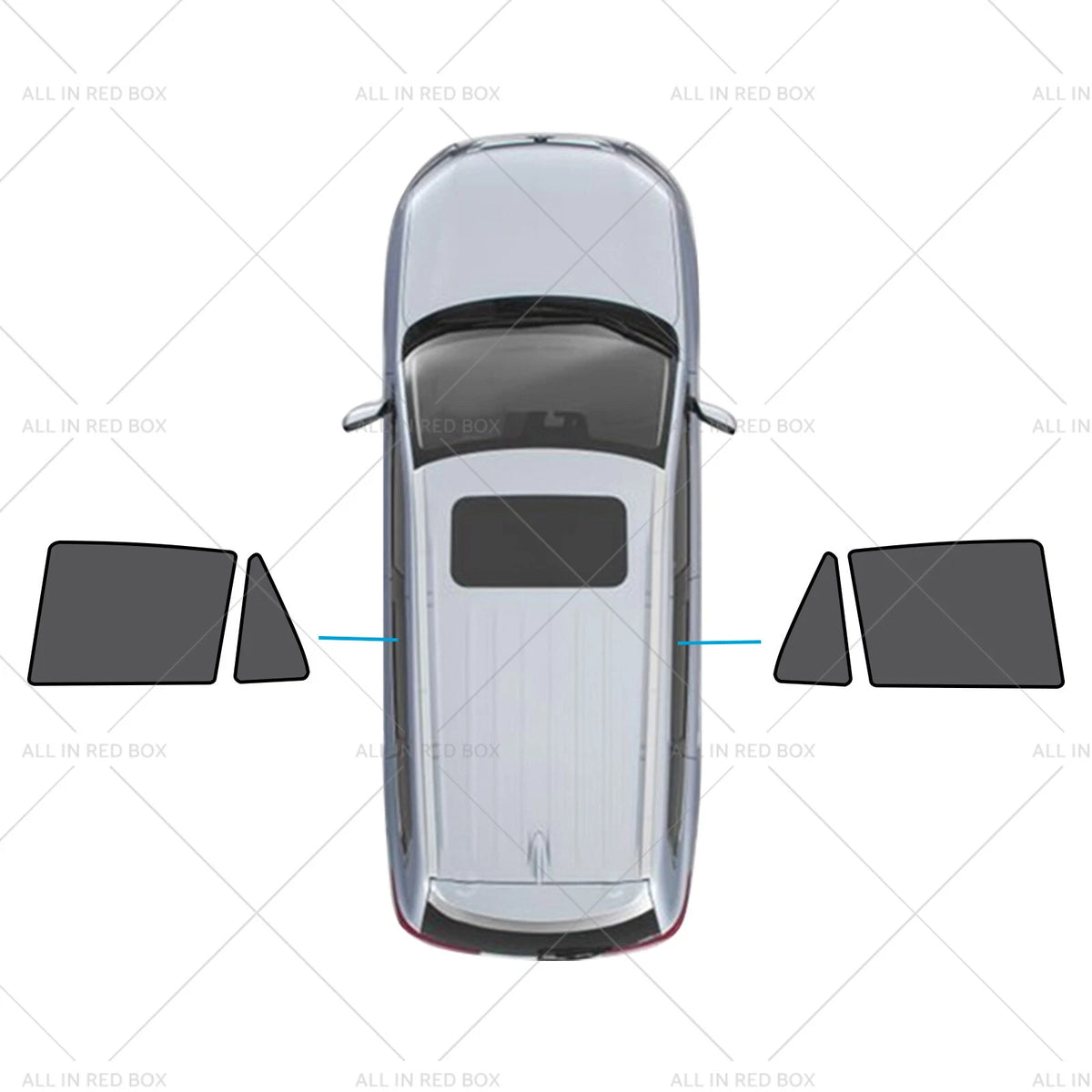 Magnetic Mesh Sun Blind Shades for BMW X5 E70 (2006–2013)