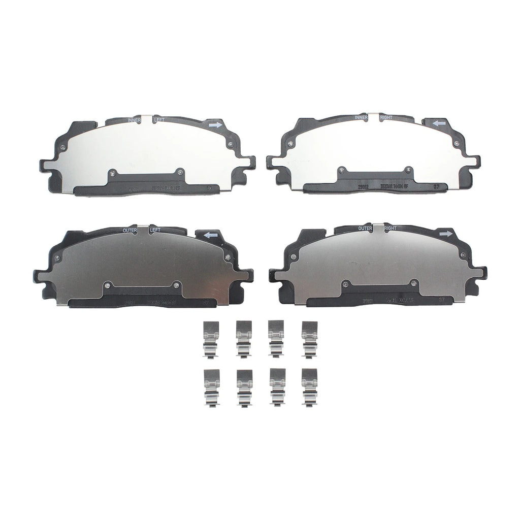 Set of 4 Hella Front Low-Met Disc Brake Pads for Audi A6 Quattro (2019–2022)