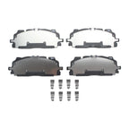 Set of 4 Hella Front Low-Met Disc Brake Pads for Audi A6 Quattro (2019–2022)