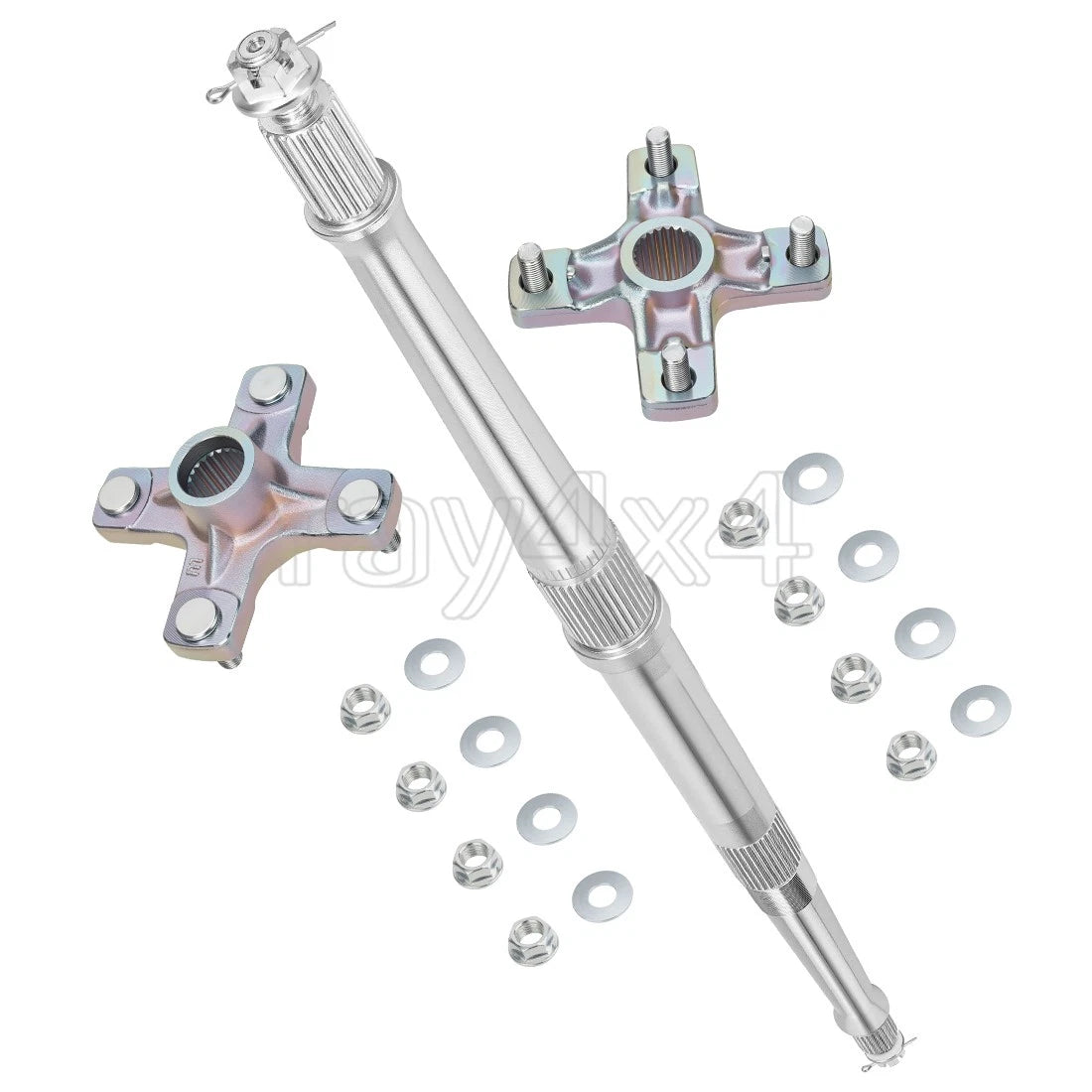 Rear Axle Shaft w/ Wheel Hubs for Yamaha Blaster YFS200 (1988–2002)