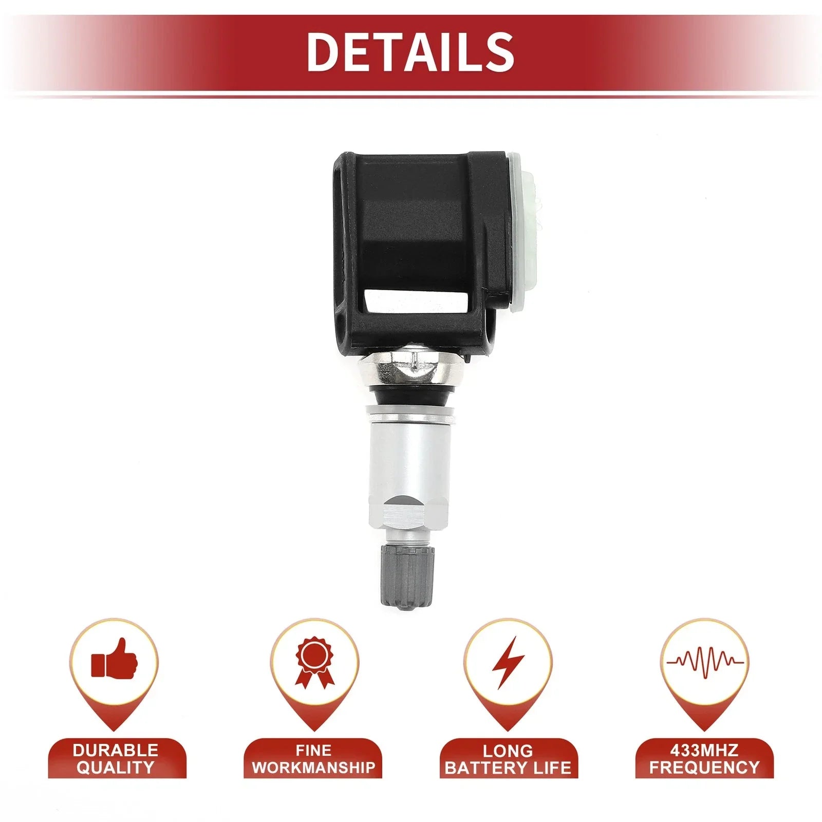 Tire Pressure Sensor 433MHz for Mercedes-Benz S500 S580 (2022-2023)