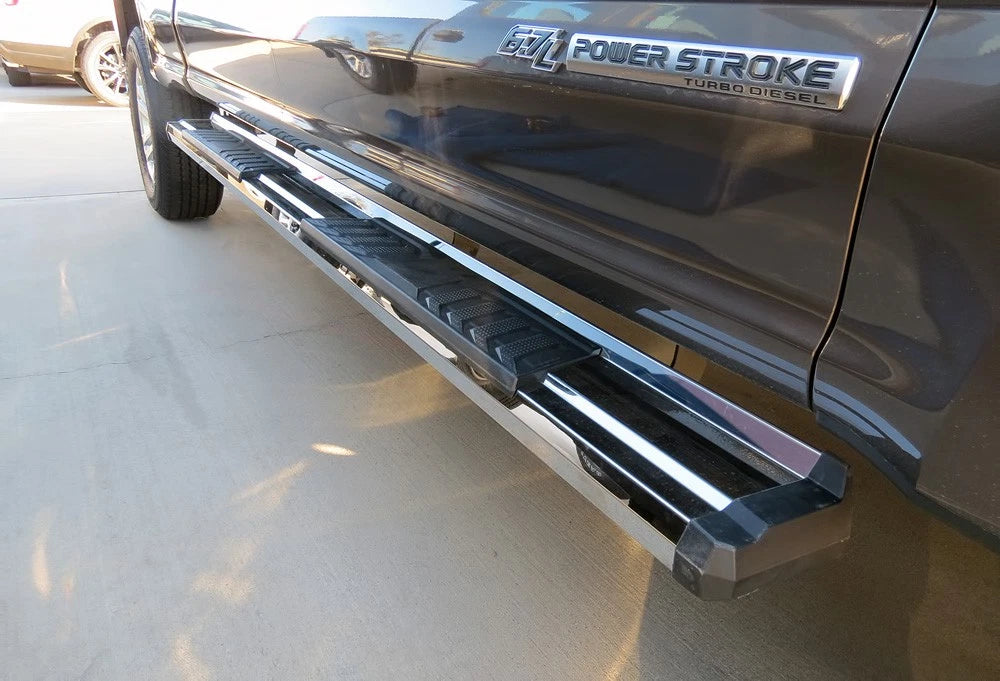 Set of 2 Chrome Board Side Steps for Ford F150 SuperCrew (2015–2026)