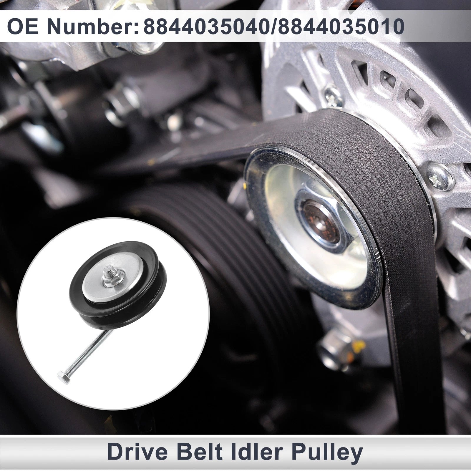 Drive Belt Idler Pulley for Toyota Pick Up (1982–1995) No. 8844035040/8844035010