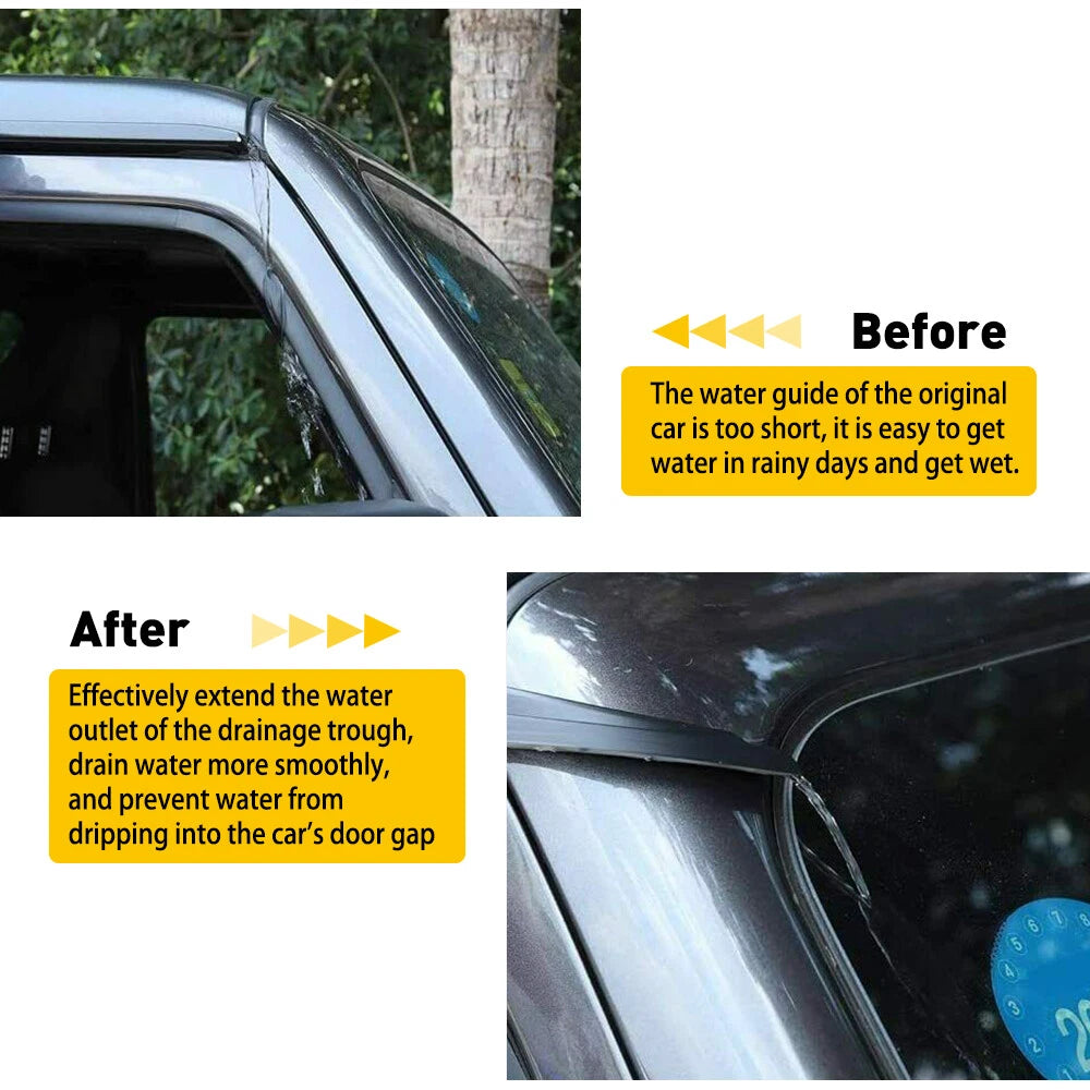Gutter Extension for Jeep Wrangler JL JT (2018-Present)
