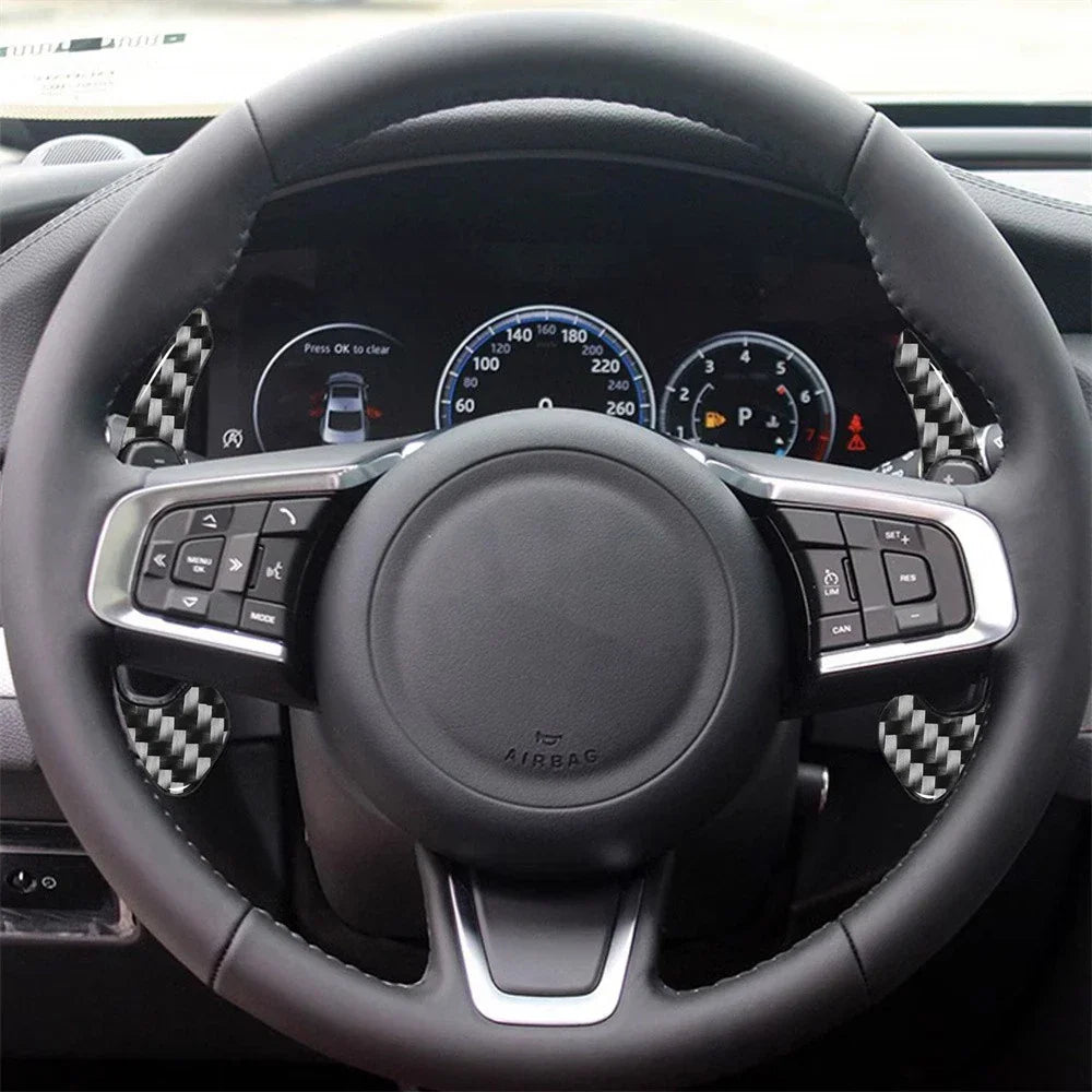 Carbon Fiber Steering Wheel Shift Paddle Shifter for Jaguar XE F-PACE XJ