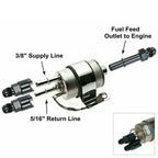 Fuel Adapter for GM Quick Connect LS (3/8)
