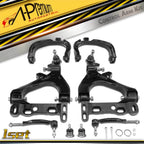 Set of 8 Control Arms with Ball Joints & Tie Rods for Chevy Trailblazer (2002–2009)