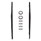 Set of 2 Black ABS Body Side Panels for Chevy Camaro SS LS LT (2010–2015)