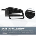 Gloss Black Rearview Mirror Cover Cap for Mercedes-Benz W176 W246 C117