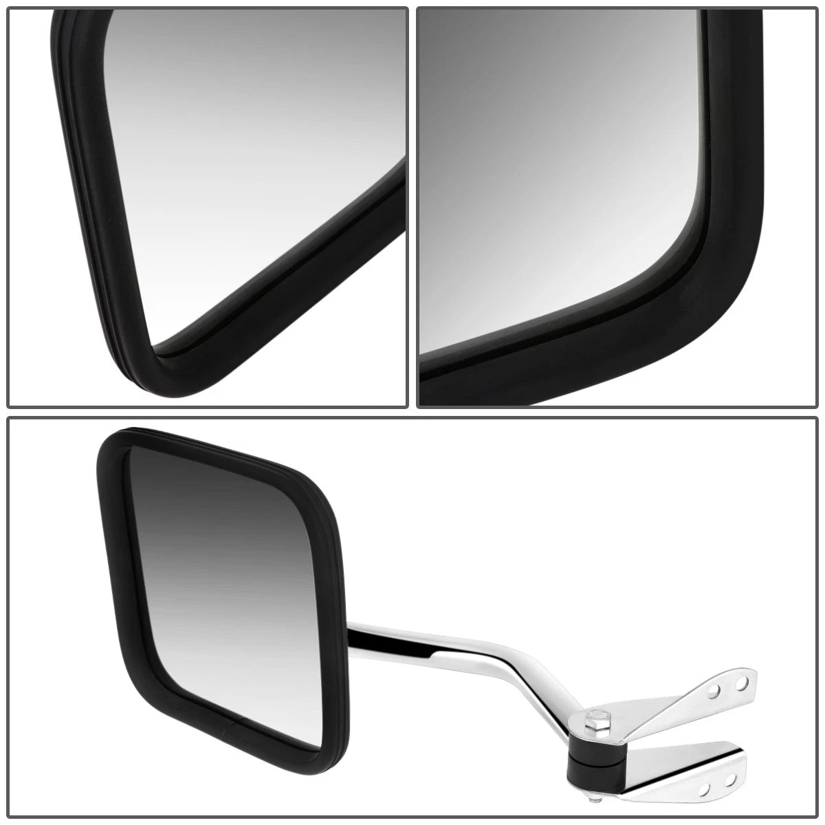 OE Style Manual Side View Door Mirror Left for Jeep CJ5 CJ6 CJ7 (1960–1983) CH1320147