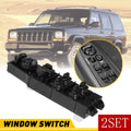 Set of 2 Master Power Window Door Switches for Jeep Cherokee (1997–2001)