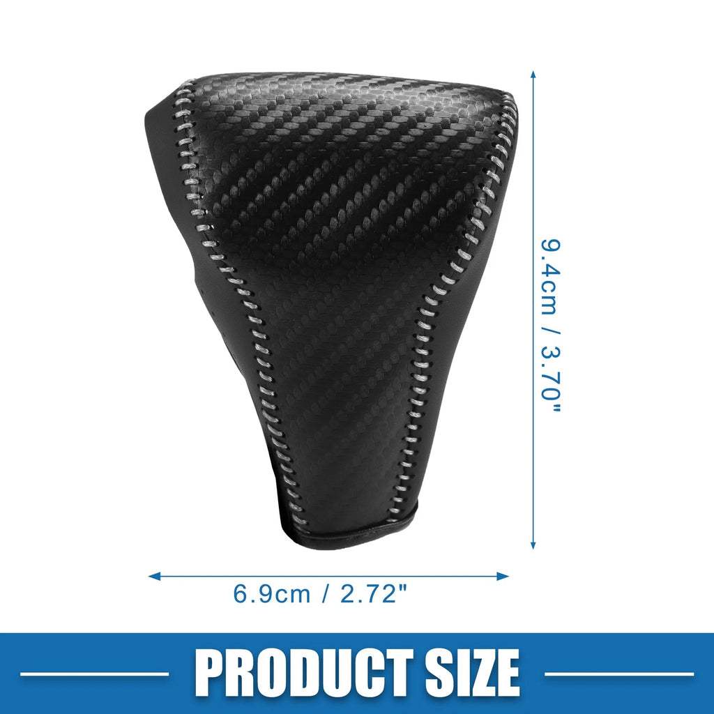 Gear Shifting Knob Cover for Honda CR-V (2017–2022) Black Gray Stitches
