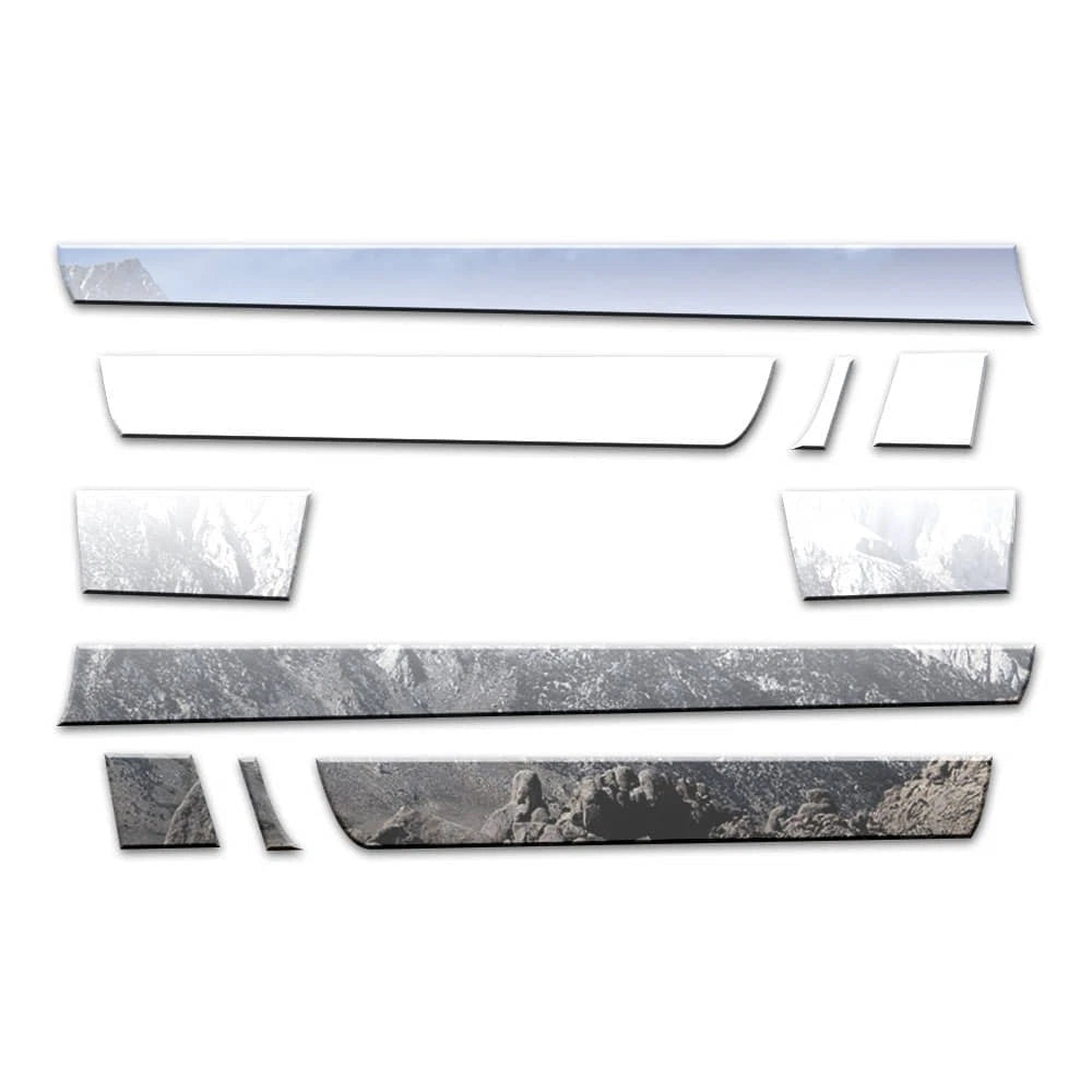 Diamond Grade 10pc 3" - 4 3/4" Rocker Panels for 2015-22 Chevy Colorado Crew SB