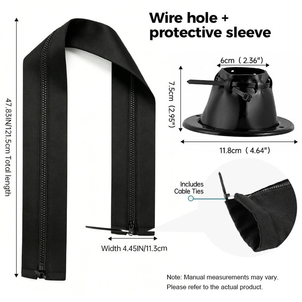 Marine Grade Wire Harness Sleeve for Trolling Motor Cables (Waterproof)