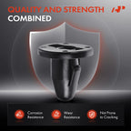 50Pcs Nylon Bumper Cover Grommet Clips for Mitsubishi